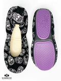 Black Suede Sugar Skulls Size 6