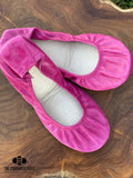 Bright Pink Oil Tanned Storehouse Flats Size 5